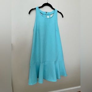 Everly Drop Waist Turquoise Dress Sz Med